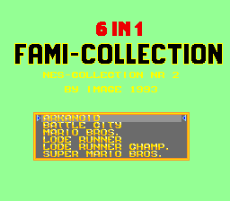 6-in-1 Fami Collection - Nes Collection Nr 2 — ss (WOR)