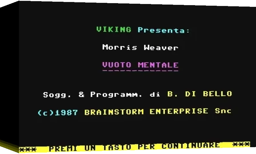 Morris Weaver : Vuoto Mentale — box-3D (WOR)