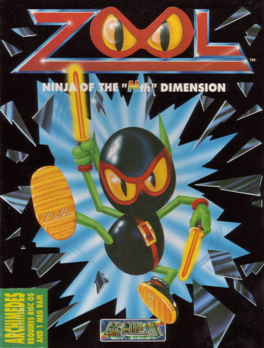 Zool - Ninja of the “Nth” Dimension box art