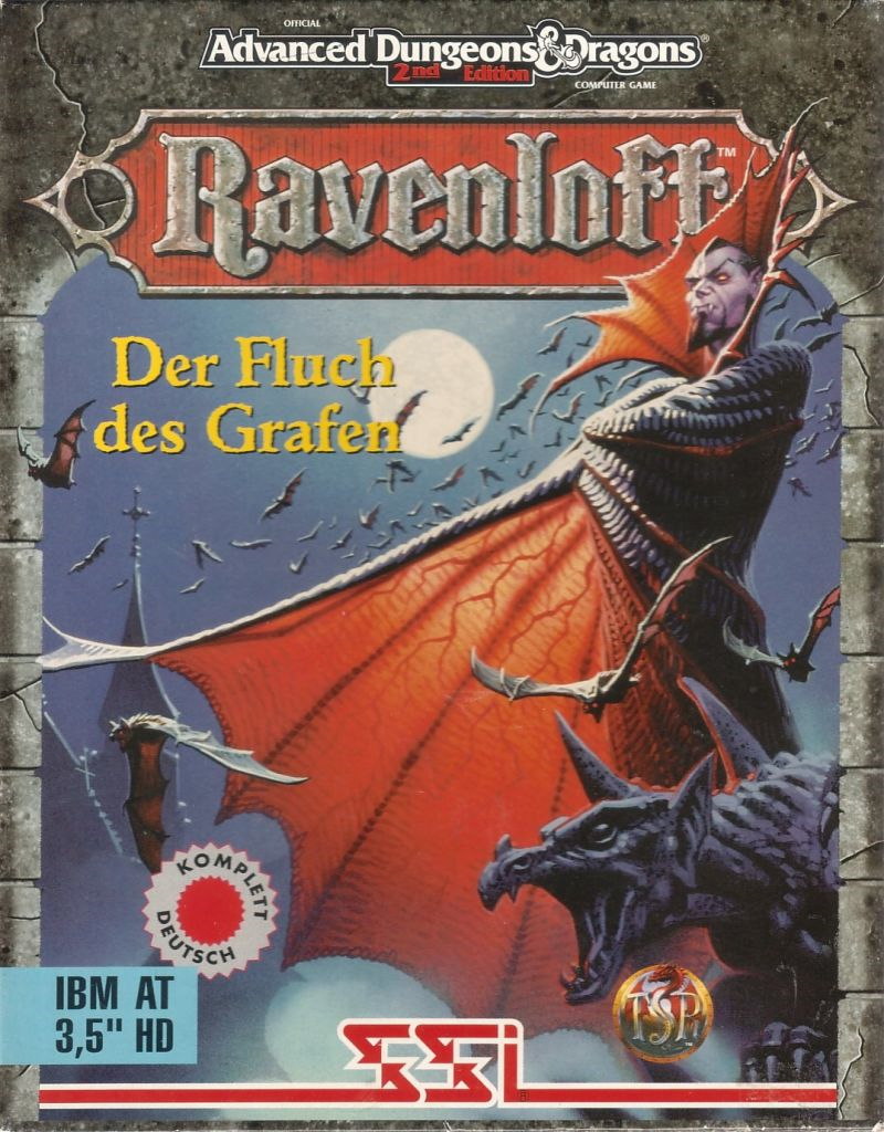 Ravenloft - Strahd's Possession — box-2D (DE)