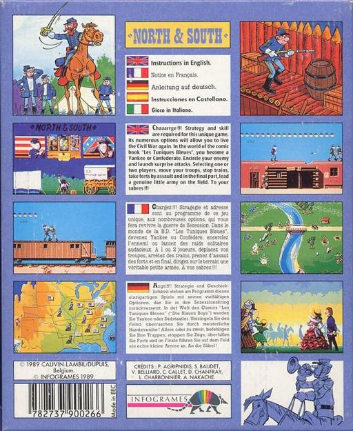 North & South — box-2D-back (EU)
