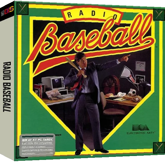 Radio Baseball — box-3D (US)
