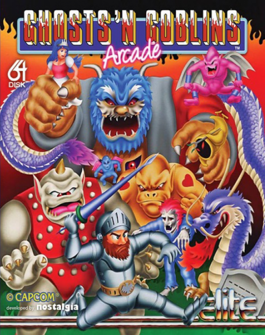 Ghosts'n Goblins Arcade box art