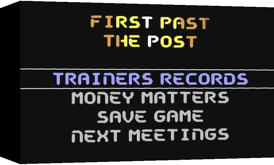 First Past the Post — box-3D (WOR)