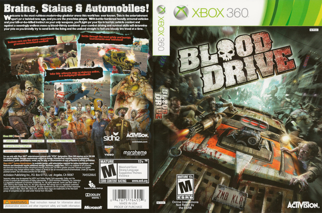Blood Drive — box-texture (US)