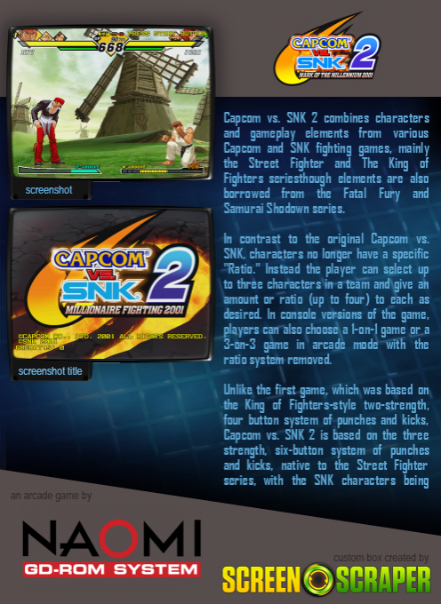 Capcom vs. SNK 2 - Millionaire Fighting 2001 — box-2D-back (SS)