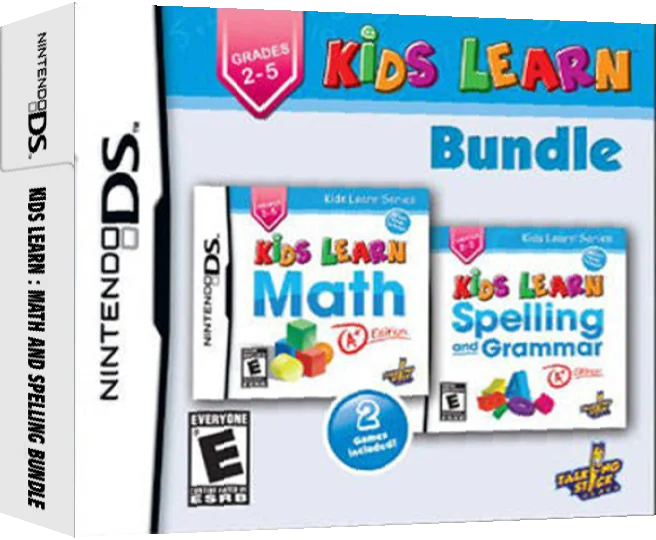 Kids Learn - Math and Spelling Bundle — box-3D (US)