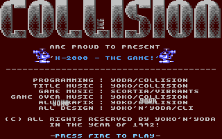 X-2000 : The Game! — sstitle (WOR)