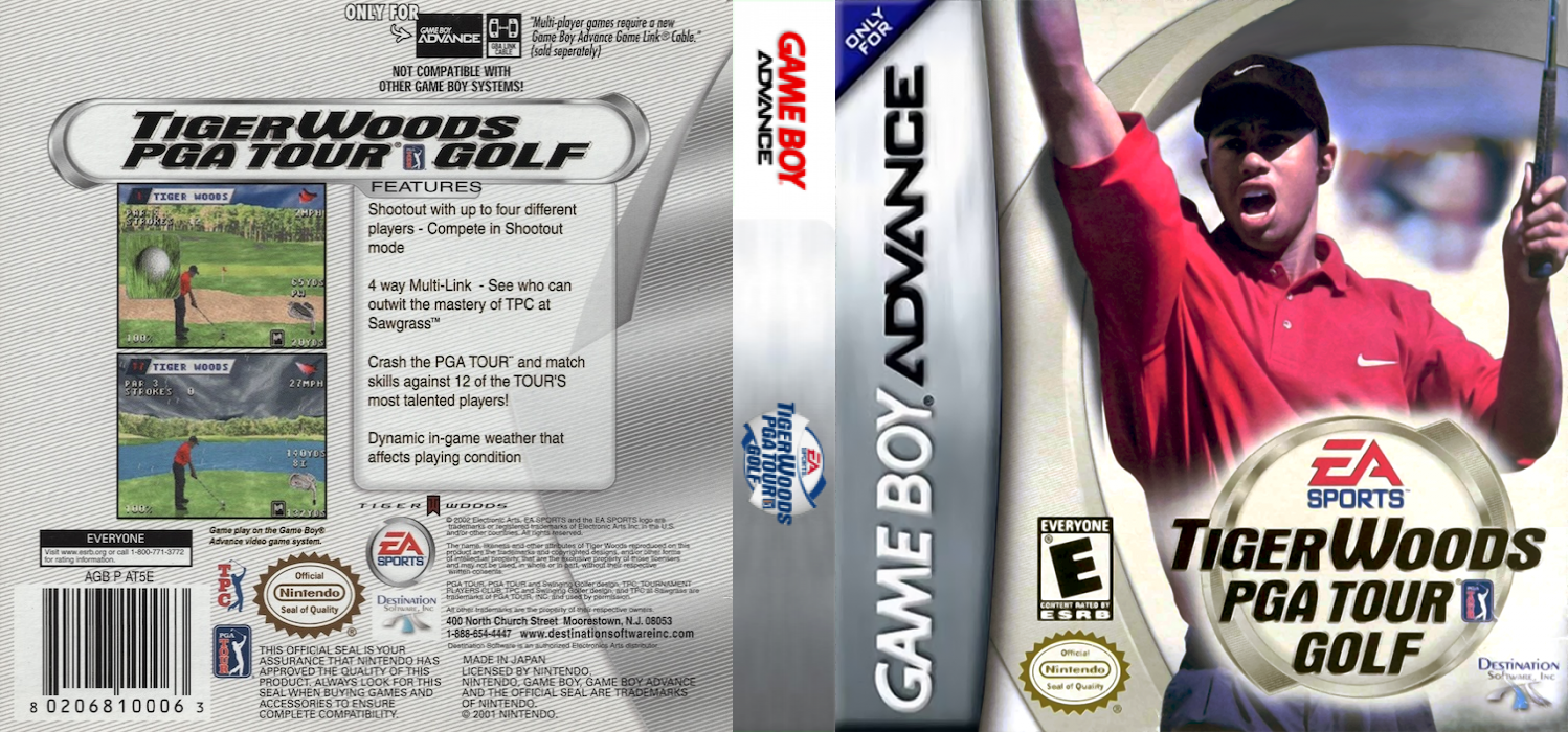 Tiger Woods PGA Tour Golf — box-texture (US)