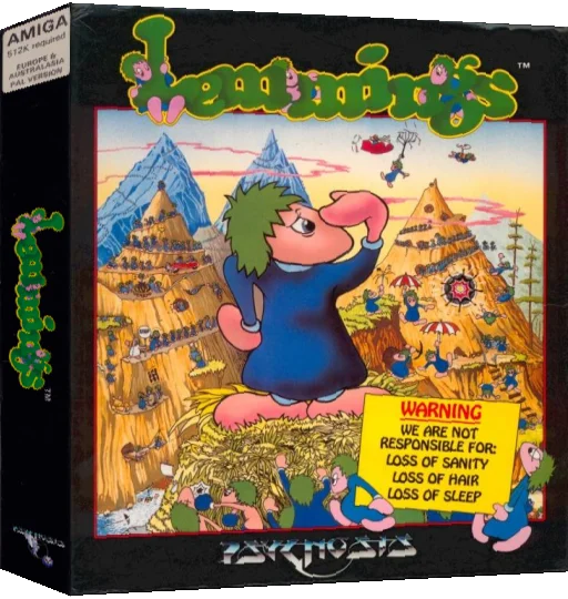 Lemmings — box-3D (EU)
