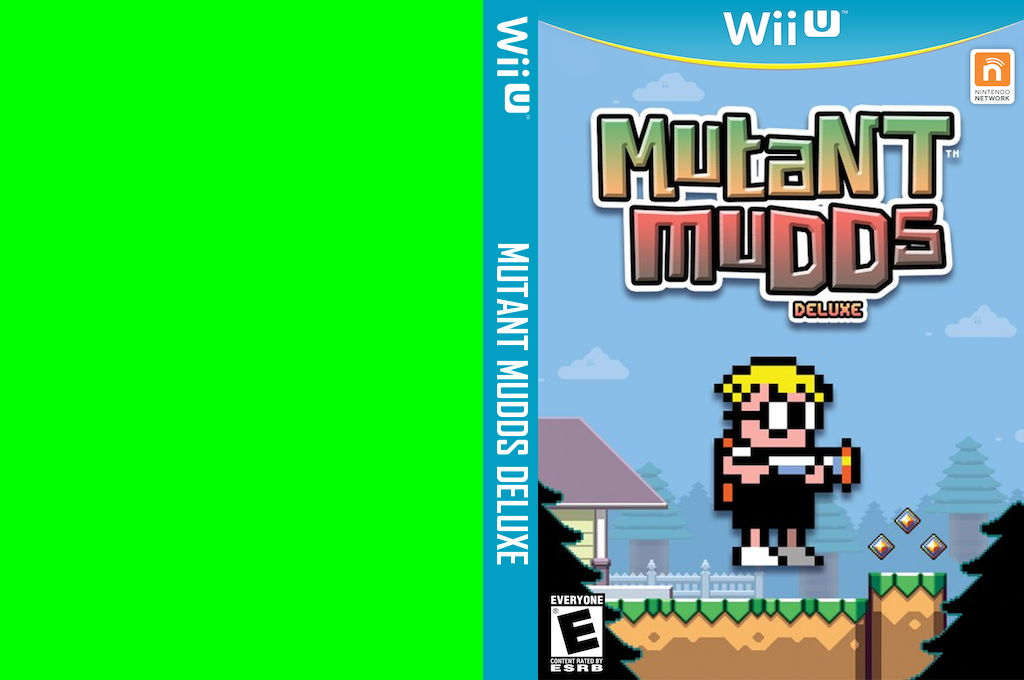 Mutant Mudds Deluxe — box-texture (US)