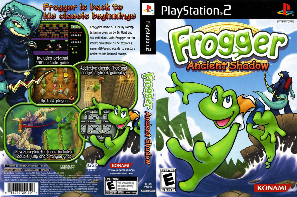 Frogger - Ancient Shadow — box-texture (US)