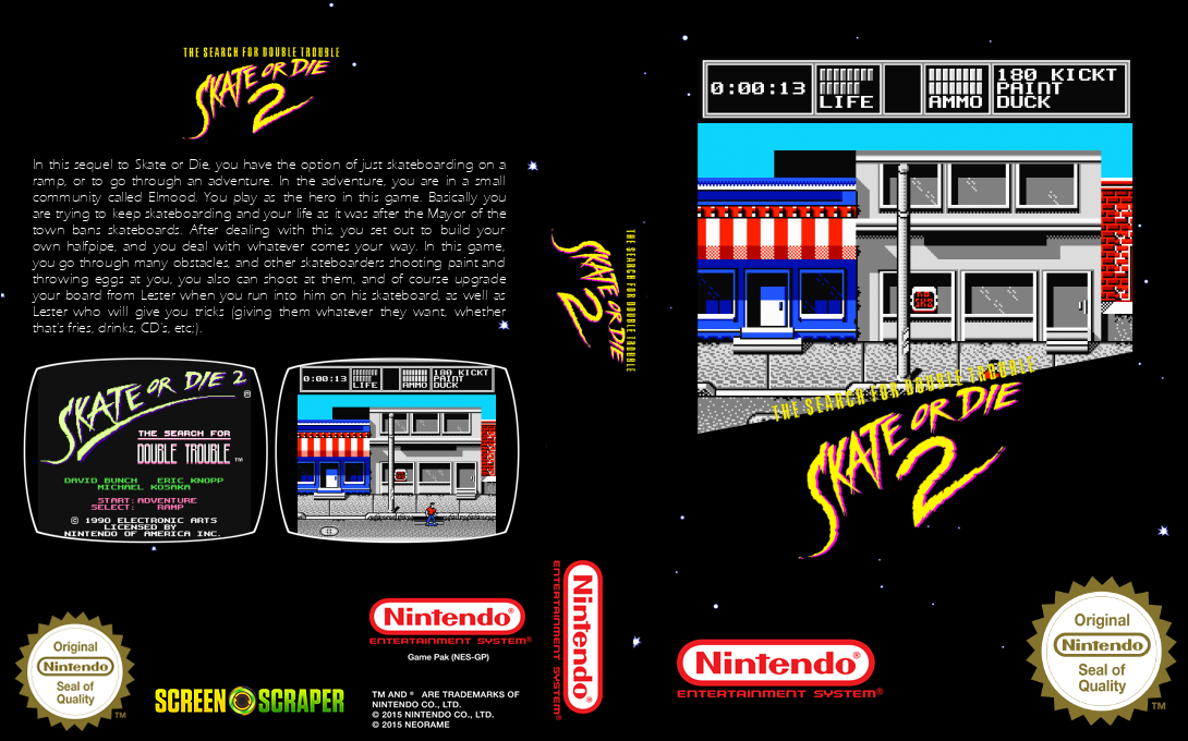 Skate Or Die 2 - The Search For Double Trouble — box-texture (SS)