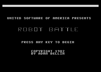Robot Battle — sstitle (WOR)