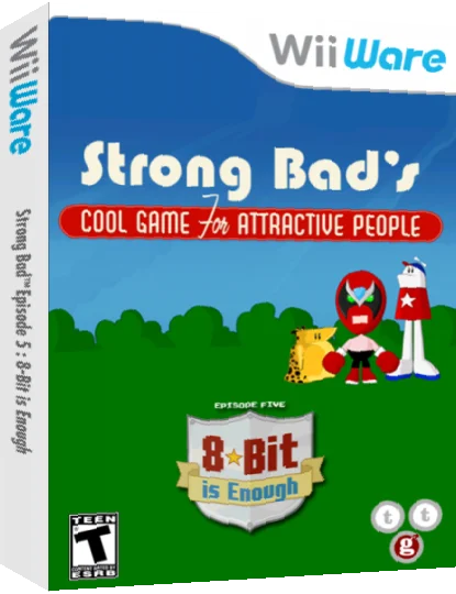 Strong Bad's Cool Game For Attractive People - Episode 5 - 8-bit Is Enough — box-3D (US)