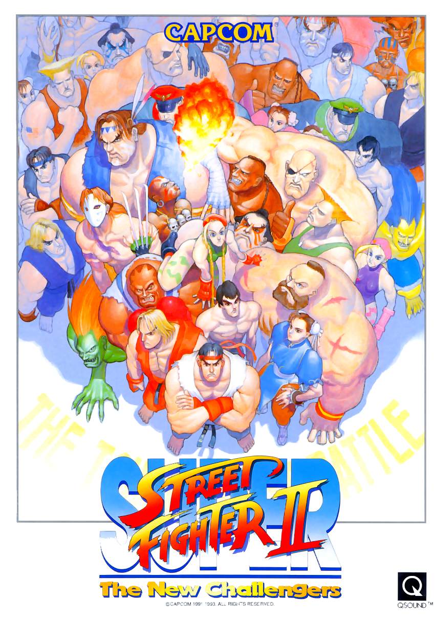 Super Street Fighter II: The New Challengers — box-2D (EU)