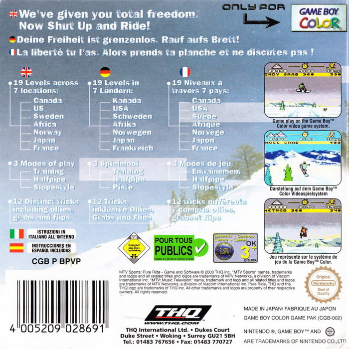 MTV Sports - Pure Ride — box-2D-back (EU)