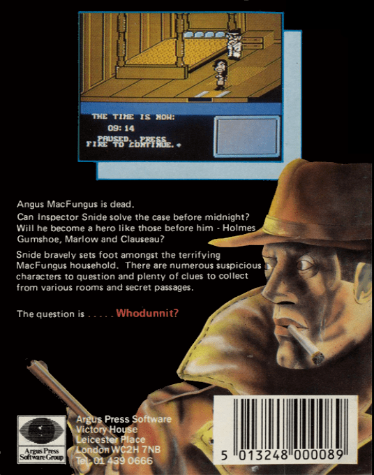 The Detective Game — box-2D-back (EU)