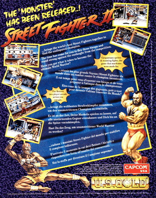 Street Fighter II — box-2D-back (EU)