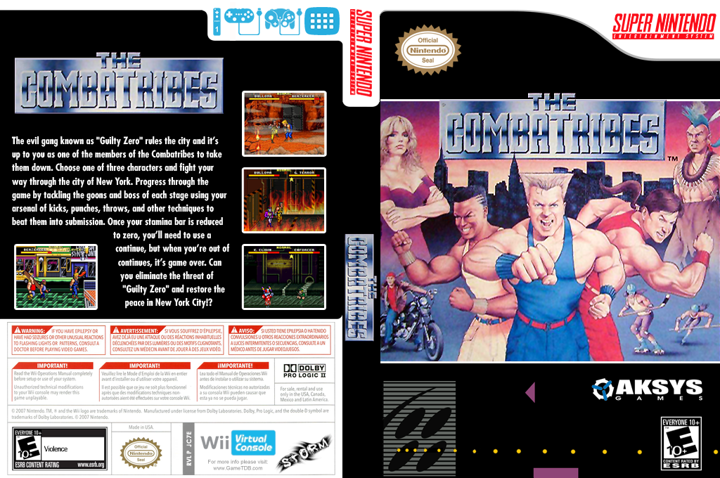 Combatribes — box-texture (US)