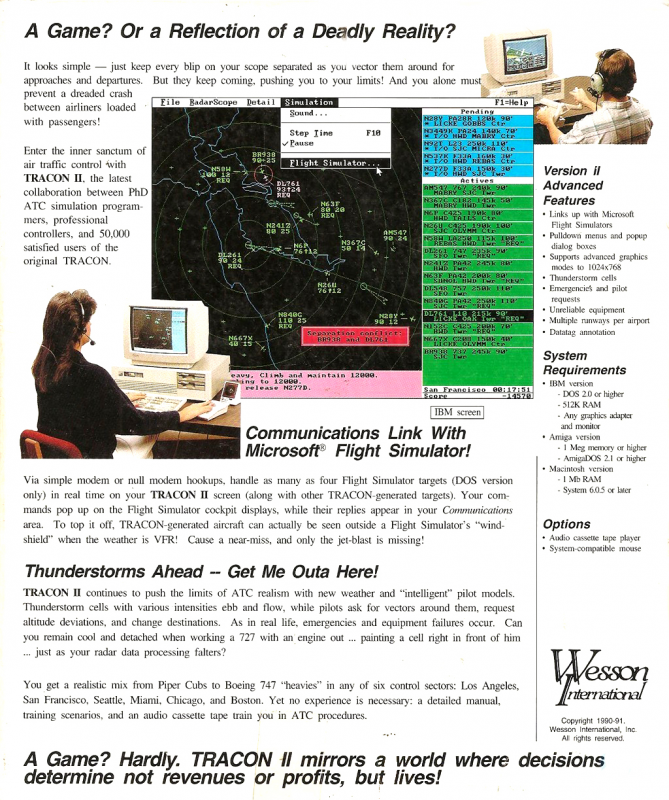 Tracon 2 — box-2D-back (US)