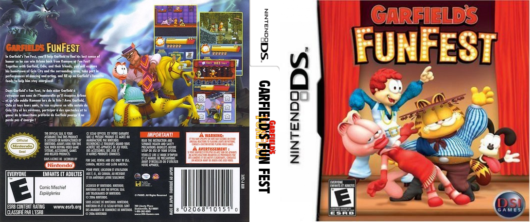 Garfield's Fun Fest — box-texture (US)