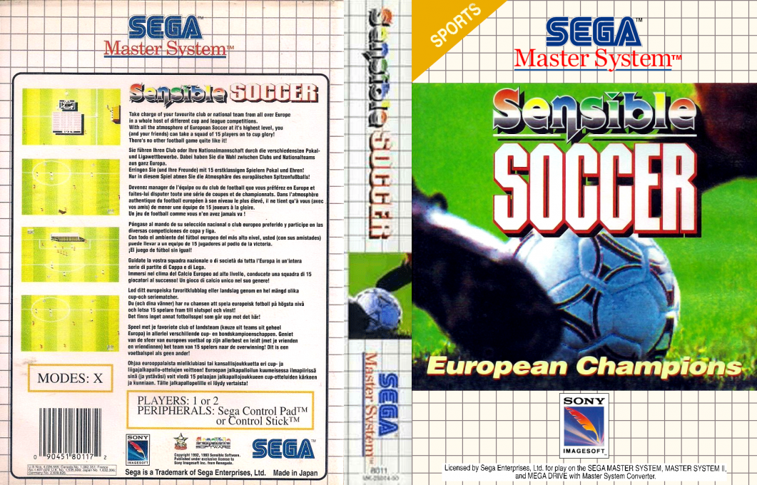 Sensible Soccer - European Champions — box-texture (EU)