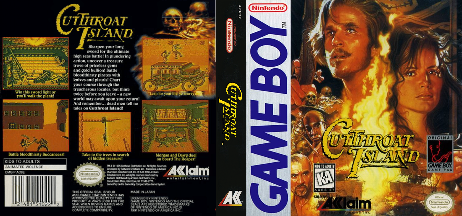 Cutthroat Island — box-texture (US)