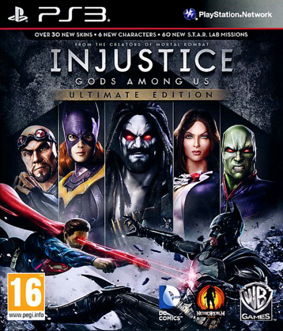 Injustice - Gods Among Us - Ultimate Edition — box-2D (EU)