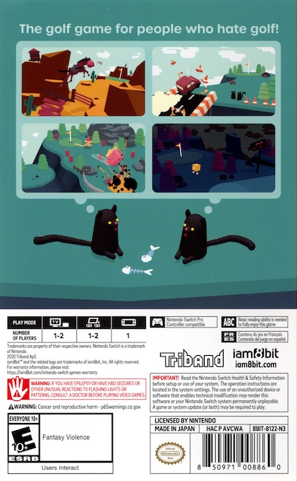 WHAT THE GOLF? — box-2D-back (US)