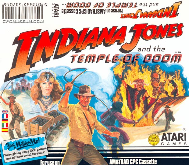 Indiana Jones And The Temple Of Doom — box-scan (EU)