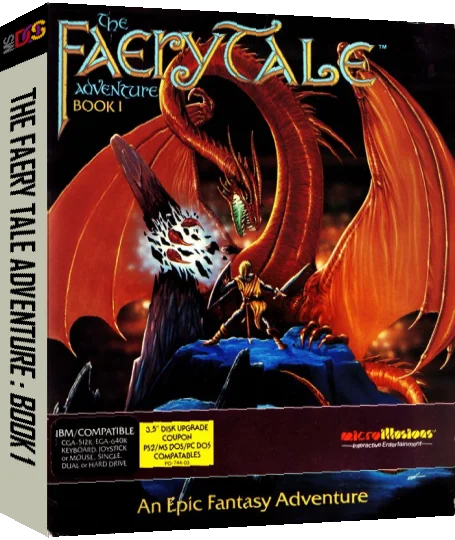 Faery Tale Adventure - Book 1, The — box-3D (US)