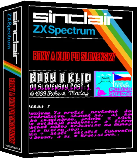 Bony A Klid Po Slovensky — box-3D (SS)