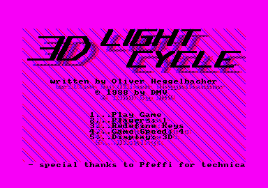 3D Light Cycle — sstitle (EU)