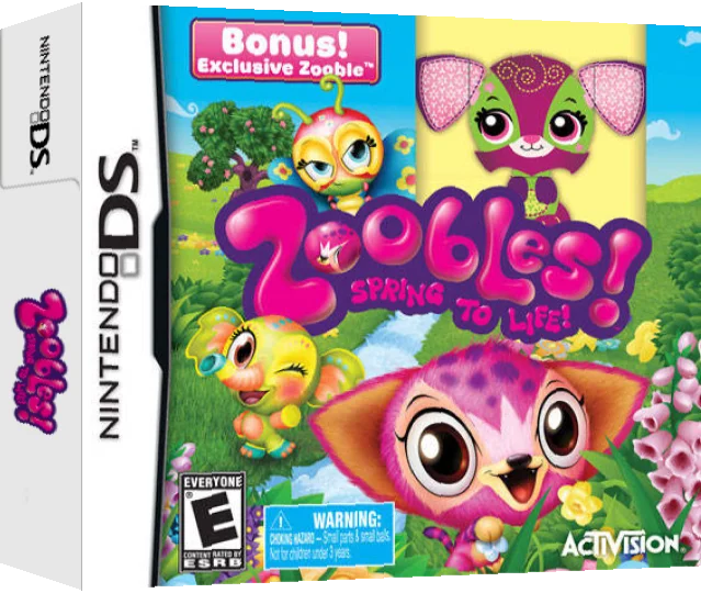 Zoobles! Spring to Life! — box-3D (US)