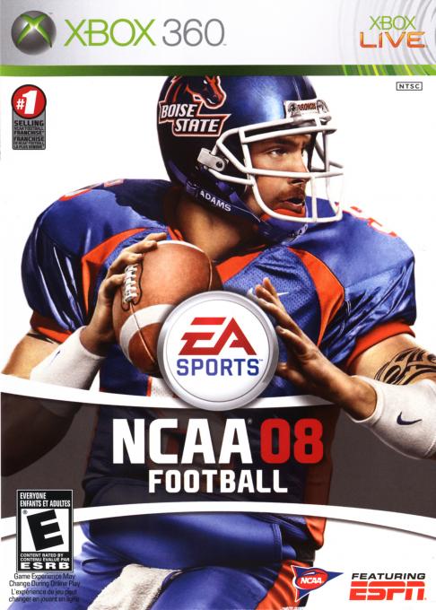 NCAA Football 08 box art