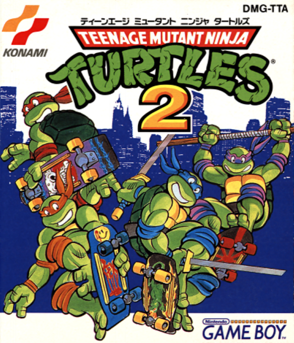 Teenage Mutant Ninja Turtles 2 - Back From The Sewers — box-2D (JP)