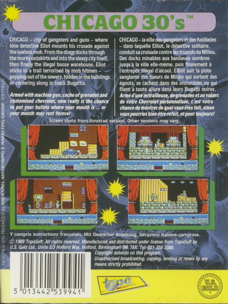 Chicago 30's — box-2D-back (EU)