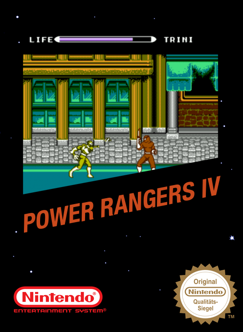 Power Rangers 4 — box-2D (SS)
