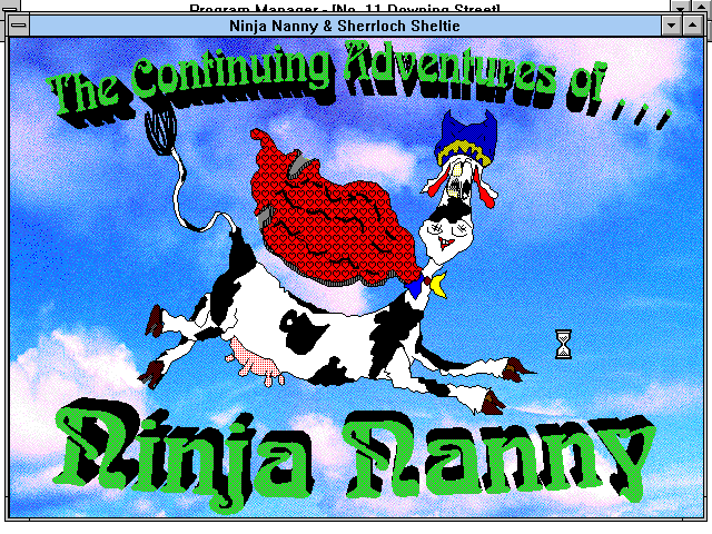The Adventures of Ninja Nanny & Sherrloch Sheltie: No. 11 Downing Street — sstitle (WOR)