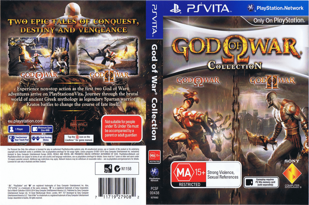 God Of War Collection — box-texture (US)