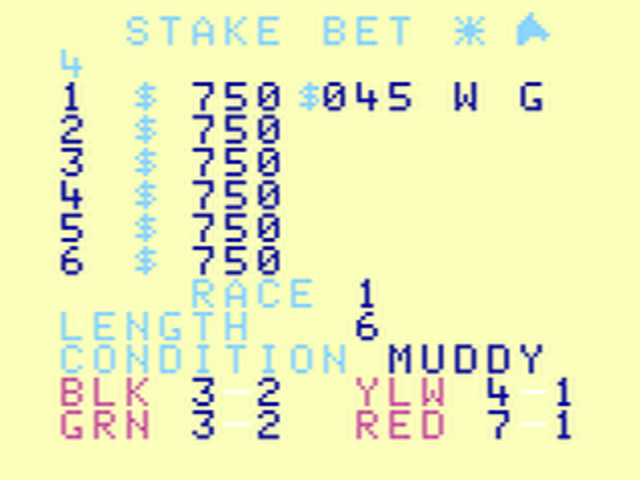 Horse Racing — ss (WOR)