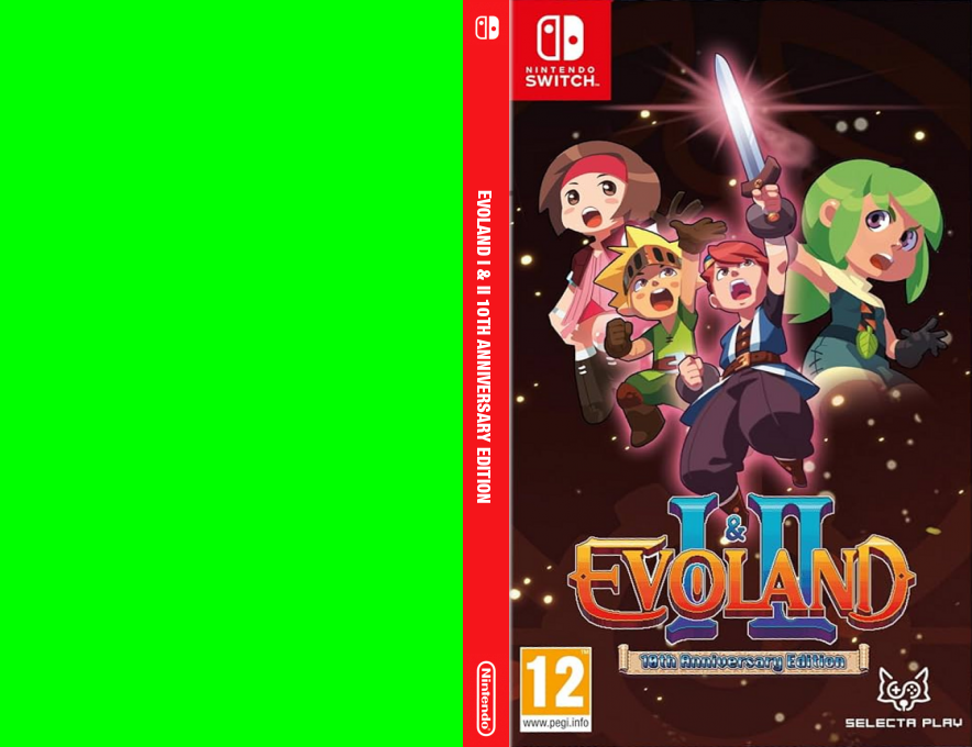 Evoland I & II 10th Anniversary Edition — box-texture (EU)