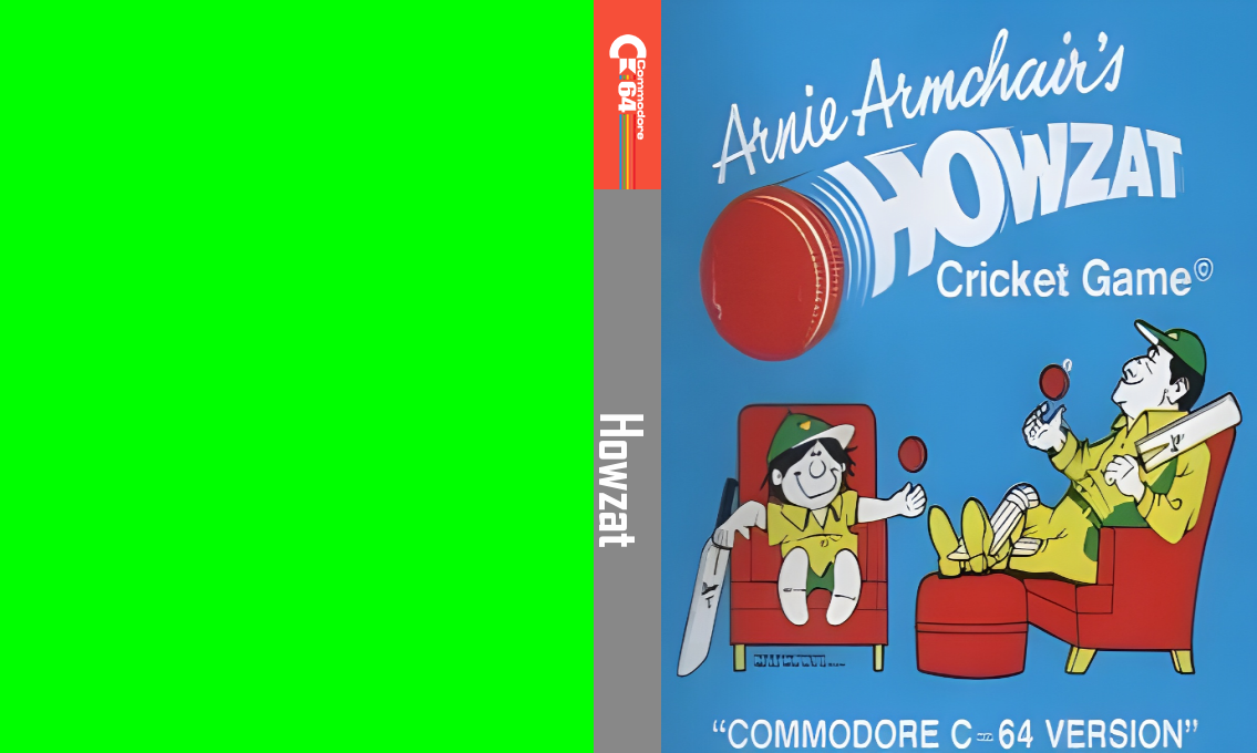 Arnie Armchair's Howzat Cricket Game — box-texture (WOR)