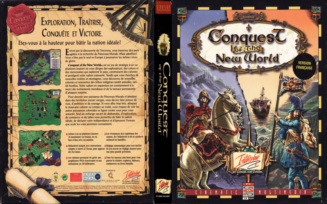 Conquest Of The New World — box-texture (FR)