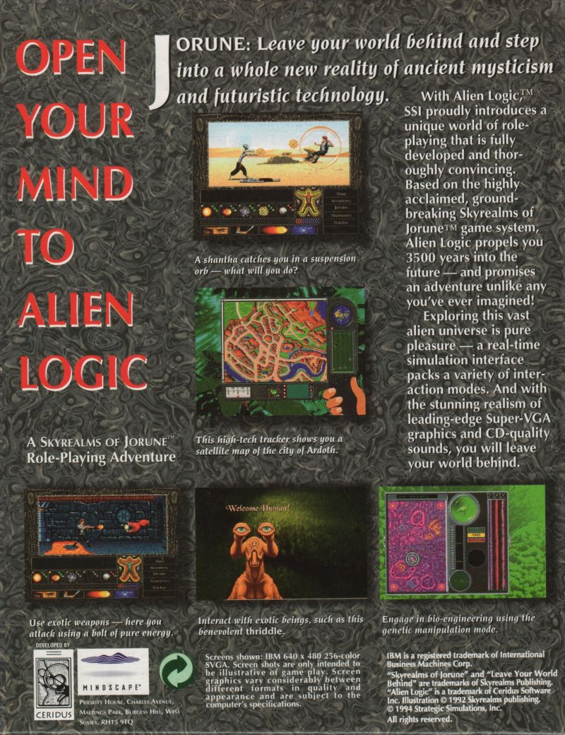 Alien Logic — box-2D-back (UK)