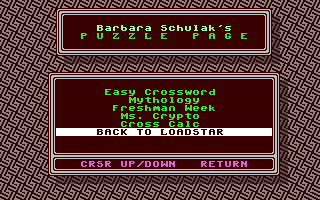 The Puzzle Page #165 — ss (WOR)