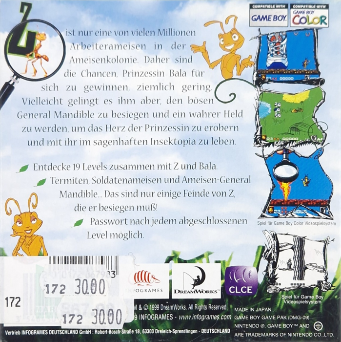 Antz — box-2D-back (DE)