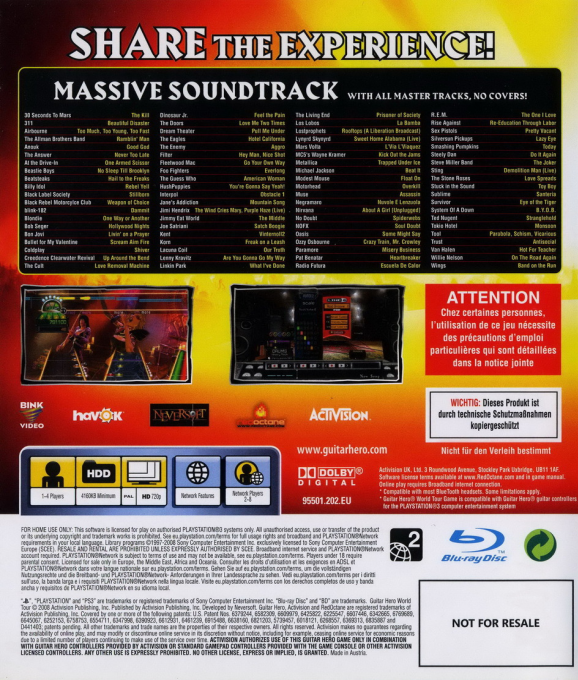 Guitar Hero World Tour — box-2D-back (EU)