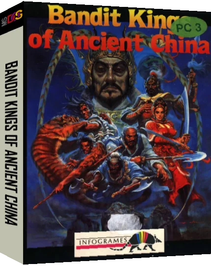 Bandit Kings Of Ancient China — box-3D (EU)